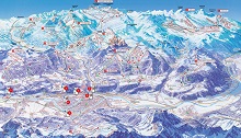 Innsbruck Ski + City Pass Resorts Map