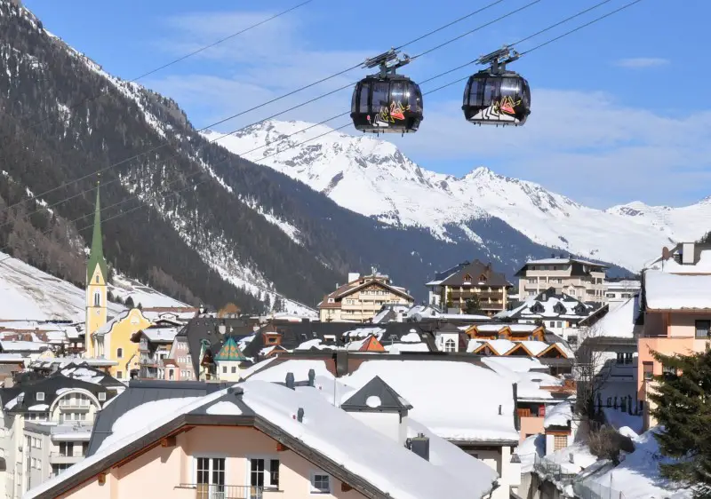 Ischgl ski resort Austria starts & finishes right in the village!
