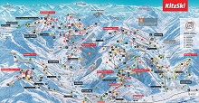 Kitzbühel Ski Trail & Piste Map