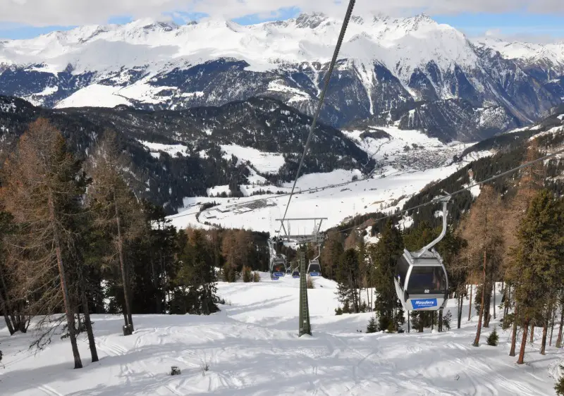 Nauders ski resort Austria