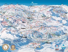 Lech - Ski Arlberg Map