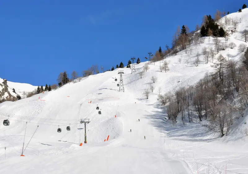 Gondola from Le Tour up to Charamillon at Balme ski area