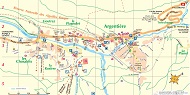 Argentiere town map