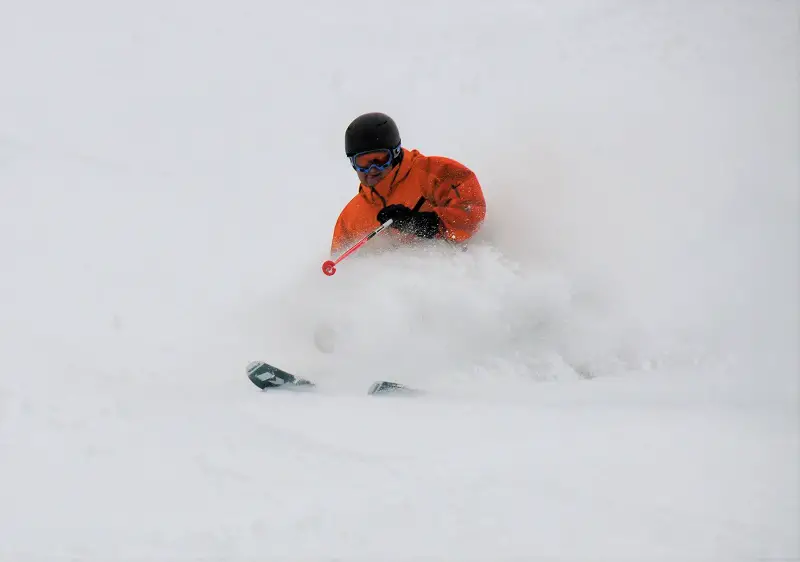 Quality powder at La Clusaz below Col de Balme, the resort's best ski terrain.
