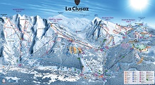 La Clusaz Ski Trail Map