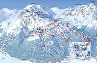 Les Arcs Ski Trail Map