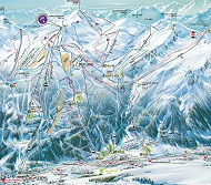 Chantemerle Villeneuve Ski Trail Map 