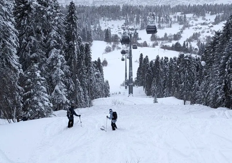 Hatsvali ski area in Mestia Georgia is all about storm riding, modern lifts & fun terrain