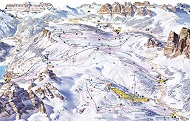 Civetta Ski Trail Map