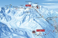 Vallee Blanche route map