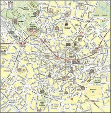 Milan Inner City Map