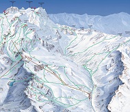 Alagna Monterosa Freeride Ski Route Map