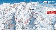  Alagna, Champoluc & Gressoney ski trail & piste map 