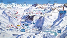 Val Senales Ski Trail Map