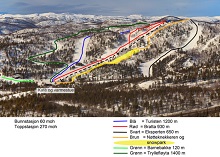 SarvesAlta ski trail map