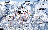  Crans Montana Ski Trail Map
