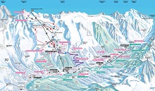 Lauchernalp Ski Trail Map