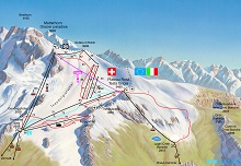 Zermatt Summer Ski Trail Map