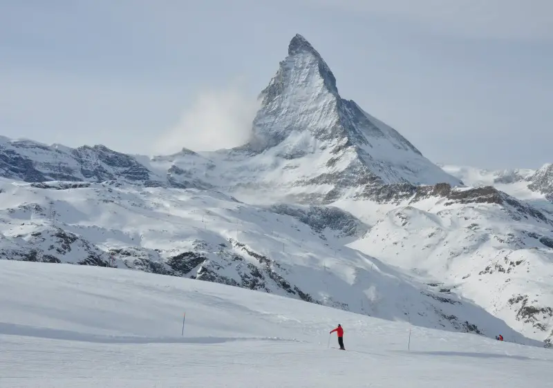 Ski Switzerland to see the iconic Matterhorn - Zermatt ski resort.