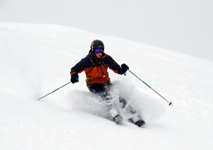 Jeff Sweet at  Selkirk Wilderness Skiing Review