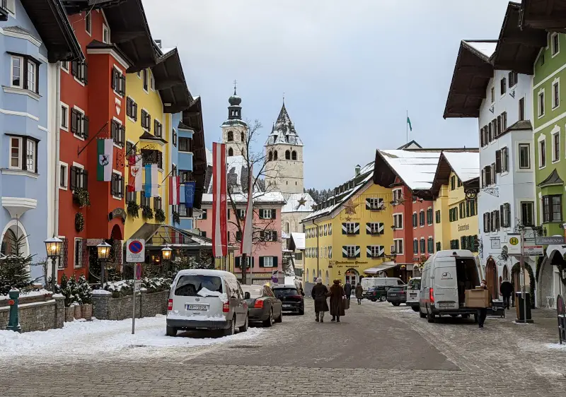 Kitzbühel has a delightful old town centre, epitomising the perfect Austrian village