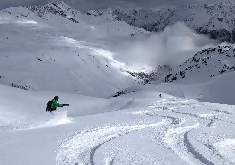 Midweek powder at Sölden ski resort is the reason to come here