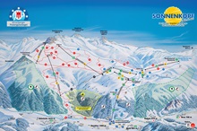 Sonnenkopf - Klösterle Ski Trail Map