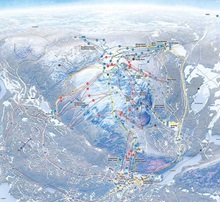 Levi Ski Trail Map