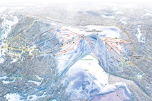 Ylläs Ski Trail Map