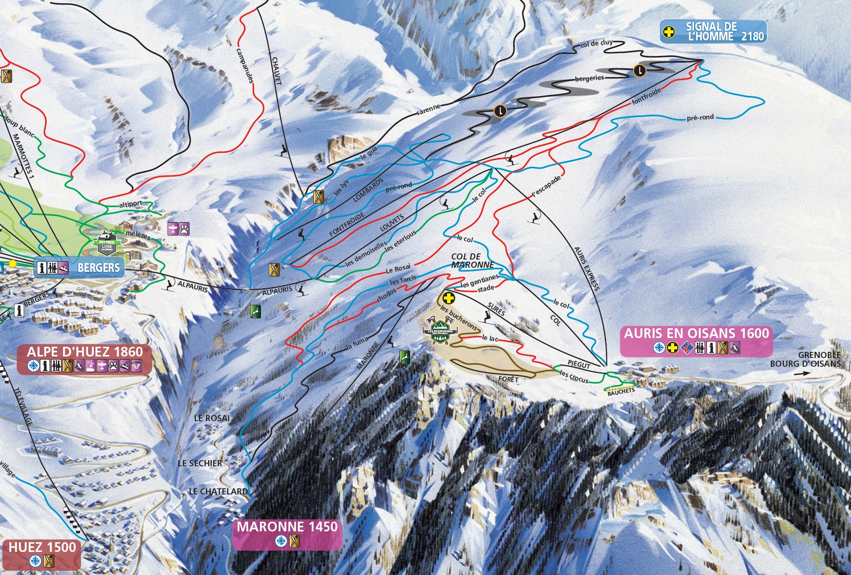 Alpe d'Huez Ski Resort Info Guide
