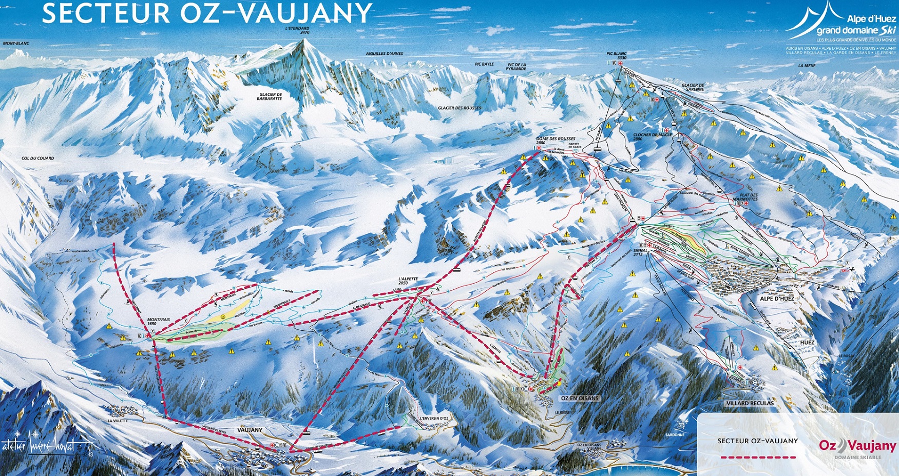 Alpe d'Huez Ski Resort Info Guide | Alpe d Huez Grand Domiane France Review
