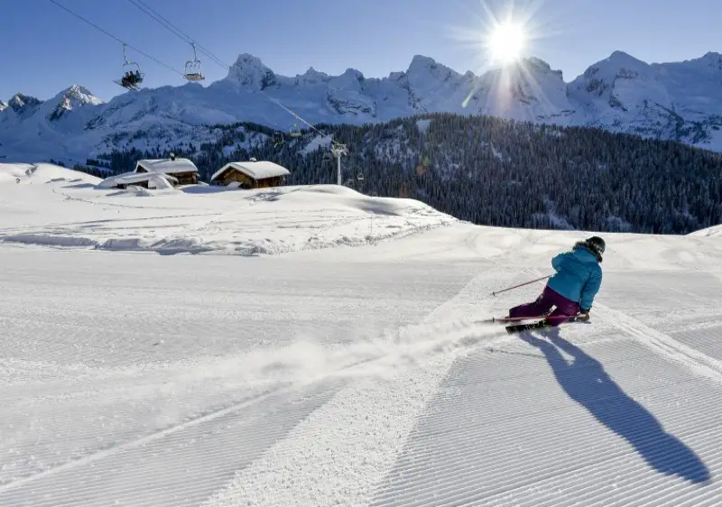 Le Grand Bornand skiing (photo - David Machet)