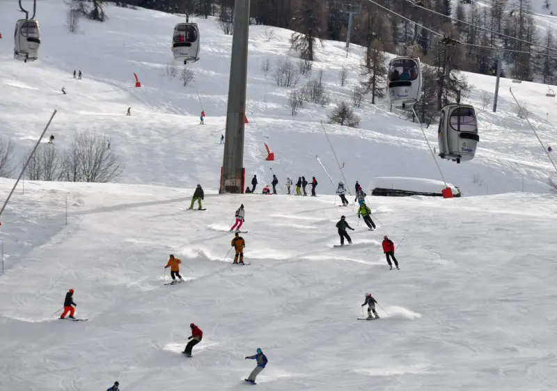 Off-piste ski areas in Les Arcs