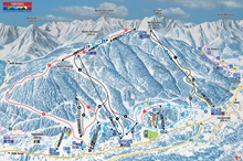 Tarvisio - Monte Lussari ski trail map