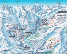  Espace Dent-Blanche Ski Trail Map