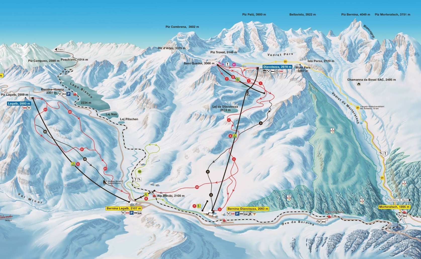 St Moritz Ski Resort Info Guide | St Moritz Engadin Switzerland Review
